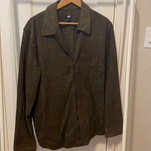 H&M Men’s Overshirt Olive SZ L